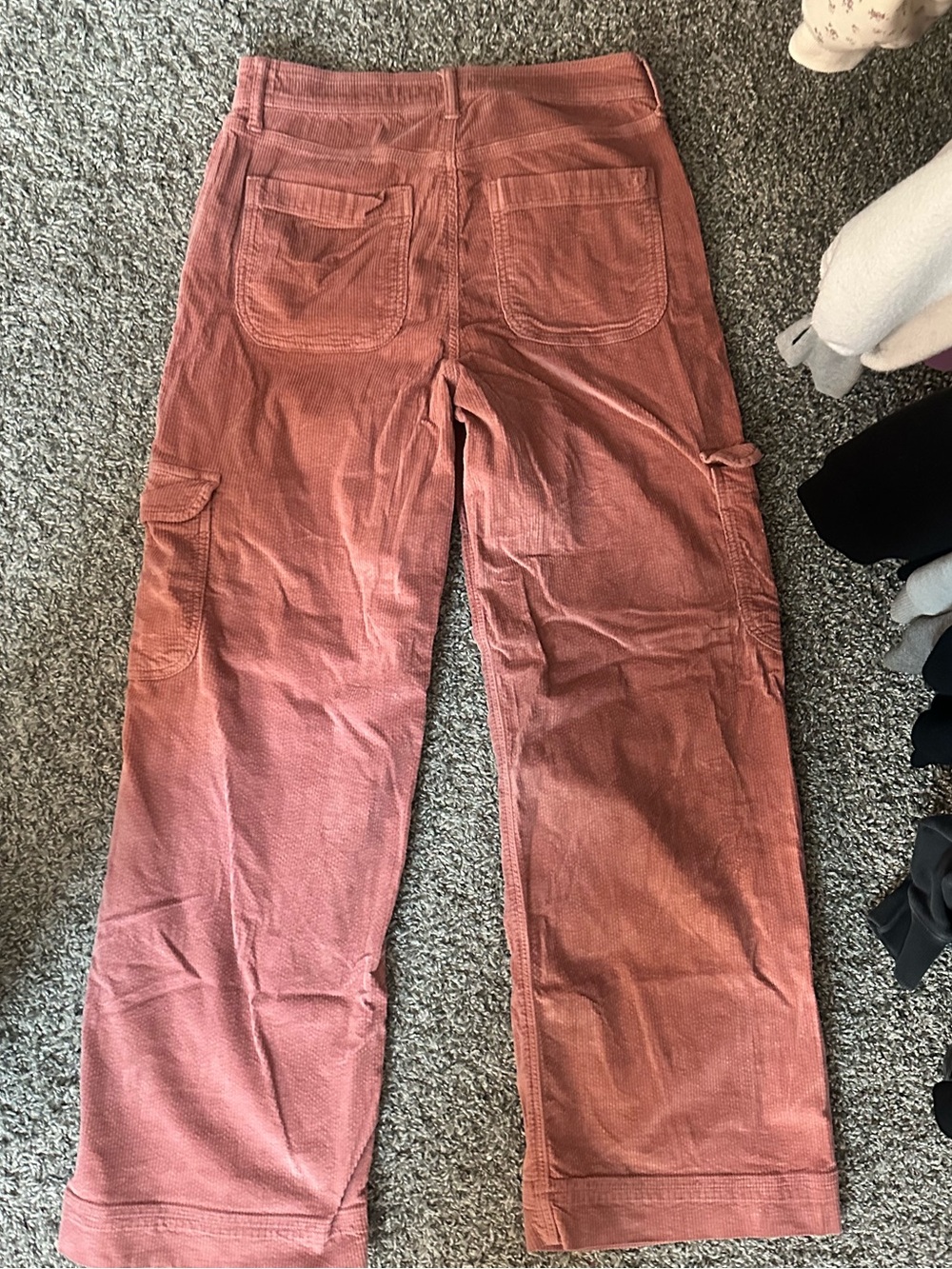 American Eagle Outfitters Corduroy Cargo Pants - Rose Pink - Picture 2 of 4